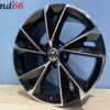 18 Inch 5x112 RS7 Performance Look Velgen Set Hoogglans Zwart Gepolijste Kleur