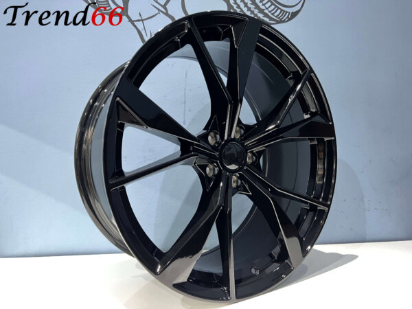 IMG_0998 20 Inch 5x112 Misano Look Velgen Set Hoogglans Zwarte kleur