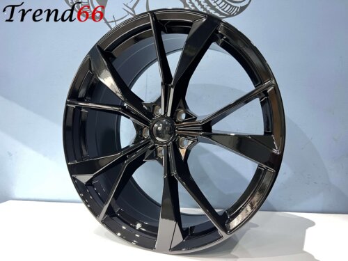 20 Inch 5x112 Misano Look Velgen Set Hoogglans Zwarte kleur