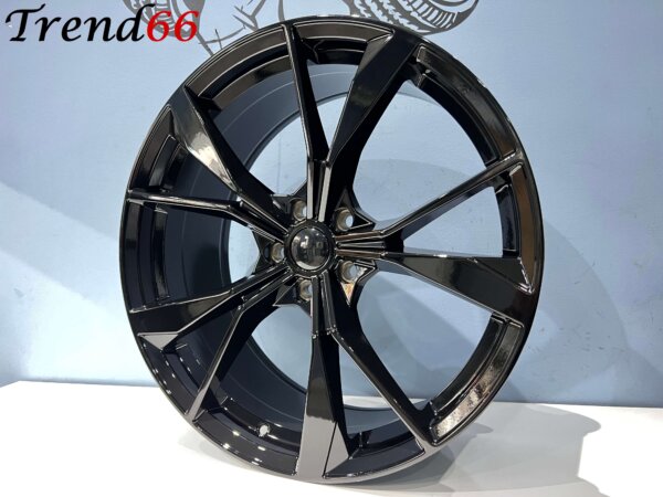 IMG_1001 20 Inch 5x112 Misano Look Velgen Set Hoogglans Zwarte kleur