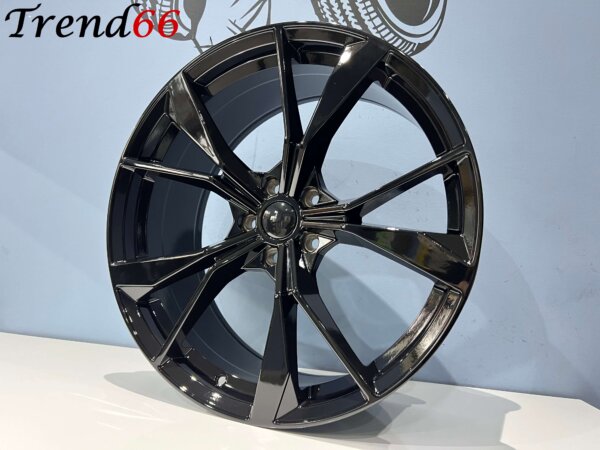 IMG_1002 20 Inch 5x112 Misano Look Velgen Set Hoogglans Zwarte kleur
