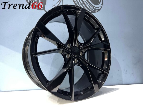 IMG_1003 20 Inch 5x112 Misano Look Velgen Set Hoogglans Zwarte kleur