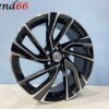 IMG_1035 17 Inch Velgen 5x100- Adelaide Look Hoogglans Zwart Gepolijste kleur