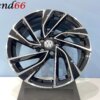 IMG_1037 17 Inch Velgen 5x100- Adelaide Look Hoogglans Zwart Gepolijste kleur