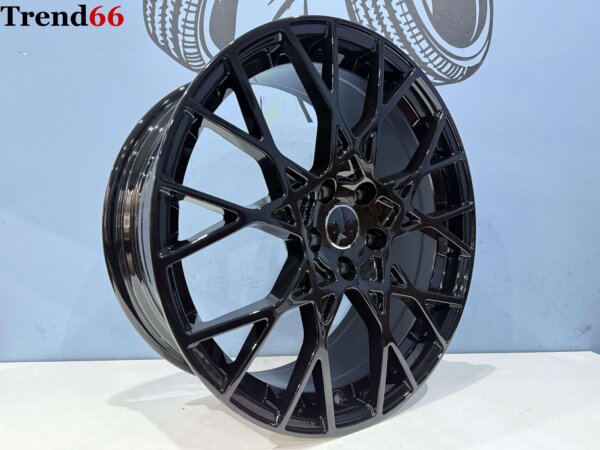 19 Inch 5x112 Nieuwste model 2025 RS Look Velgen Set Hoogglans Zwart