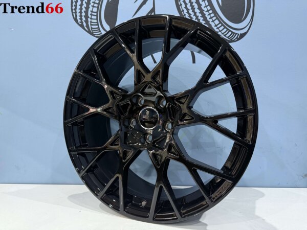 19 Inch 5x112 Nieuwste model 2025 RS Look Velgen Set Hoogglans Zwart