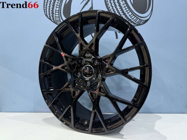 19 Inch 5x112 Nieuwste model 2025 RS Look Velgen Set Hoogglans Zwart