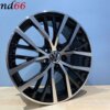IMG_1195 17 Inch Velgen 5x100- Parabolica Look Hoogglans Zwart Gepolijste kleur
