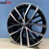 IMG_1196 17 Inch Velgen 5x100- Parabolica Look Hoogglans Zwart Gepolijste kleur
