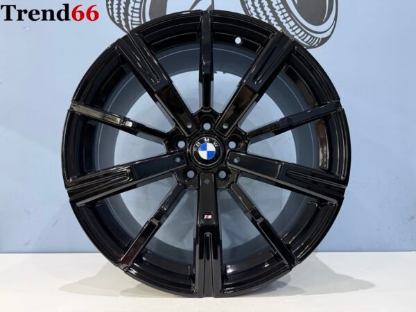 19'' 5x112 938M Look Breed Set Velgen Hoogglans Zwarte Kleur