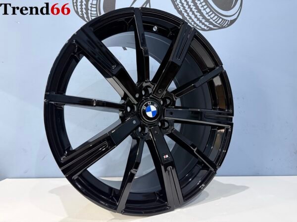 19'' 5x112 938M Look Breed Set Velgen Hoogglans Zwarte Kleur