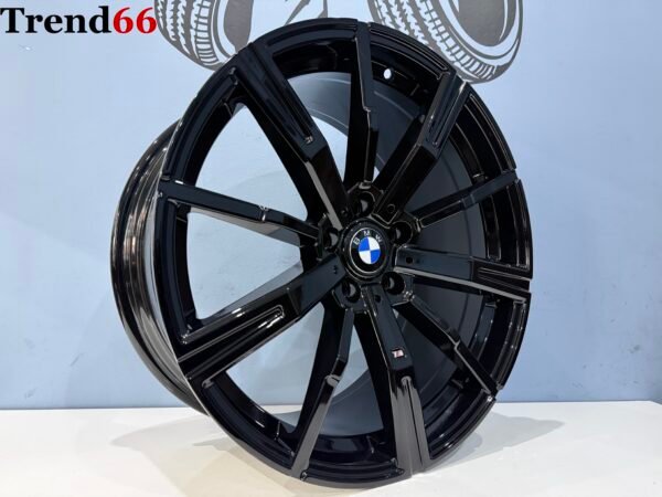 19'' 5x112 938M Look Breed Set Velgen Hoogglans Zwarte Kleur