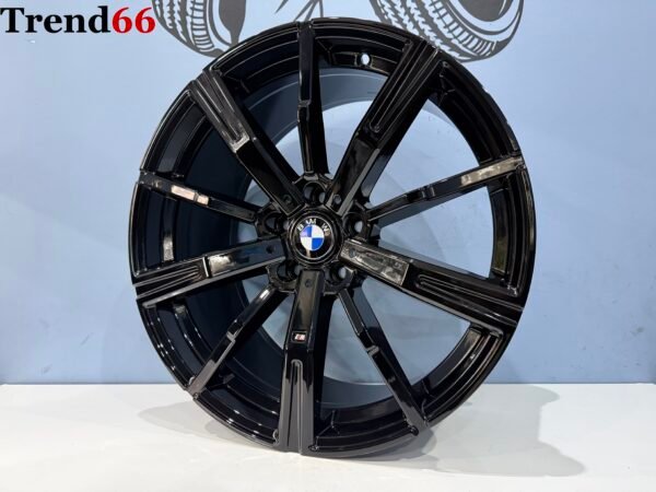 19'' 5x112 938M Look Breed Set Velgen Hoogglans Zwarte Kleur