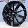 19'' 5x112 938M Look Breed Set Velgen Hoogglans Zwarte Kleur