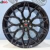 19'' 5x112 RS R Y Spaak Vossen Look Velgen Set Glans Zwarte Kleur