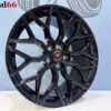 19'' 5x112 RS R Y Spaak Vossen Look Velgen Set Glans Zwarte Kleur