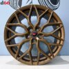 19 Inch 5x112 Vossen Look Y Spaak Velgen Set Satin Bronze Kleur