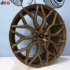 19 Inch 5x112 Vossen Look Y Spaak Velgen Set Satin Bronze Kleur