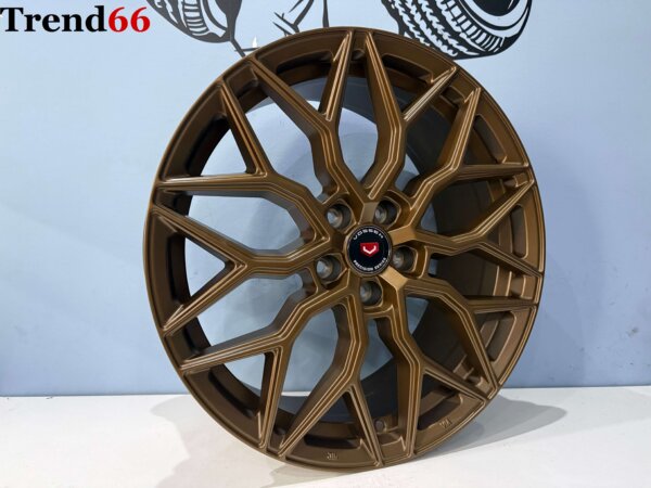 19 Inch 5x112 Vossen Look Y Spaak Velgen Set Satin Bronze Kleur