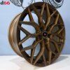 19 Inch 5x112 Vossen Look Y Spaak Velgen Set Satin Bronze Kleur