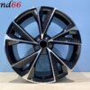 19 Inch 5x112 RS7 Performance Look Velgen Set Hoogglans Zwart Gepolijste Kleur
