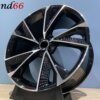 19 Inch 5x112 RS7 Performance Look Velgen Set Hoogglans Zwart Gepolijste Kleur