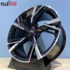 IMG_1732 18 Inch Velgen 5x112- RS6 Look Hoogglans Zwart Gepolijste kleur