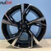 IMG_1733 18 Inch Velgen 5x112- RS6 Look Hoogglans Zwart Gepolijste kleur