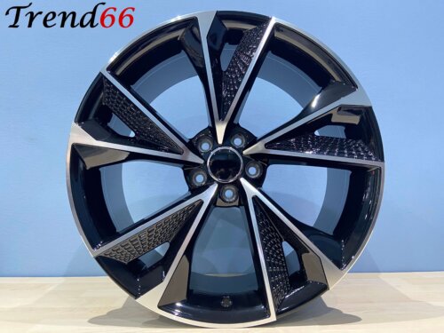 IMG_1807 20 Inch Velgen 5x112- RS7 Perfomance Look Velgen in Hoogglans Zwart Gepolijste kleur