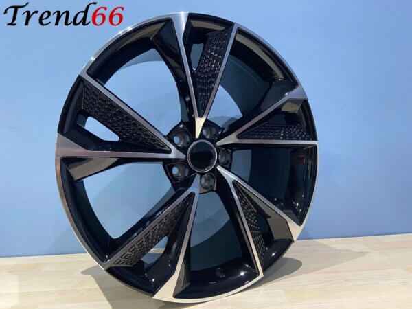 IMG_1808 20 Inch Velgen 5x112- RS7 Perfomance Look Velgen in Hoogglans Zwart Gepolijste kleur