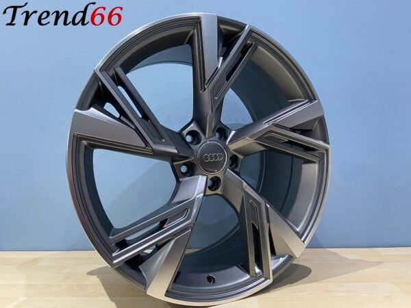 IMG_2024 18 Inch Velgen 5x112 RS6 Look Velgen Set Mat Antraciet Gepolijst Kleur
