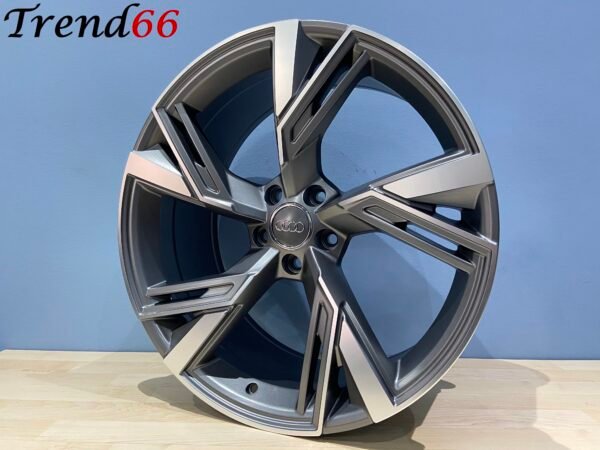 IMG_2025 18 Inch Velgen 5x112 RS6 Look Velgen Set Mat Antraciet Gepolijst Kleur