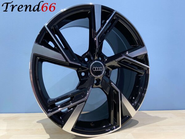 19 Inch 5x112 Nieuwste model RS6 Look Velgen Set Hoogglans Zwart Gepolijst Kleur