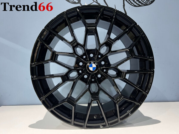 19 Inch 5x112 827M Look Velgen Set Hoogglans Zwarte Kleur