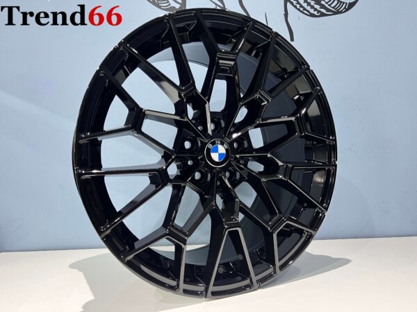 19 Inch 5x112 827M Look Velgen Set Hoogglans Zwarte Kleur