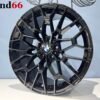 IMG_2065 19'' Nieuw In Doos 827M Look Breed Set Velgen. Glans Zwart Kleur Sport Velgen.