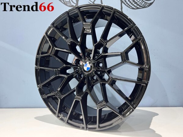 19 Inch 5x112 827M Look Velgen Set Hoogglans Zwarte Kleur