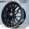 19 Inch 5x112 827M Look Velgen Set Hoogglans Zwarte Kleur