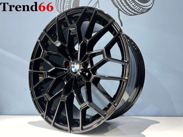 19 Inch 5x112 827M Look Velgen Set Hoogglans Zwarte Kleur