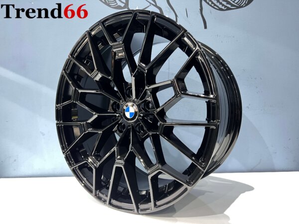 19 Inch 5x112 827M Look Velgen Set Hoogglans Zwarte Kleur
