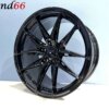 20 Inch 5x112 Vossen Rohona Performance Look Velgen Set Hoogglans Zwarte Kleur