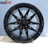 20 Inch 5x112 Vossen Rohona Performance Look Velgen Set Hoogglans Zwarte Kleur