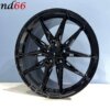 19 Inch 5x112 Rohana Performance Look Velgen Set Hoogglans Zwarte kleur