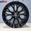 IMG_2299 17 Inch 5x100 GTI Parabolica Look Hoogglans Zwarte velgen