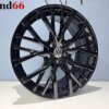 IMG_2301 17 Inch 5x100 GTI Parabolica Look Hoogglans Zwarte velgen