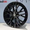 IMG_2302 17 Inch 5x100 GTI Parabolica Look Hoogglans Zwarte velgen