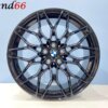 18 Inch 5x120 1000M Look Velgen Set Hoogglans Zwarte Kleur