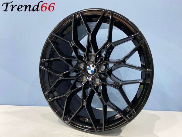 IMG_2392 19 Inch 5x112 1000M Look Velgen Set Hoogglans Zwarte Kleur