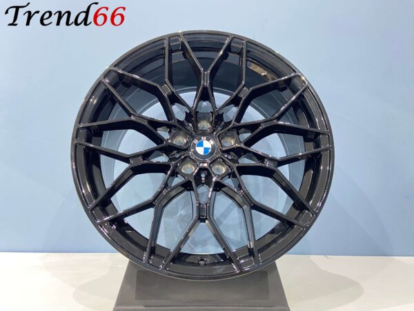 IMG_2393 19 Inch 5x112 1000M Look Velgen Set Hoogglans Zwarte Kleur
