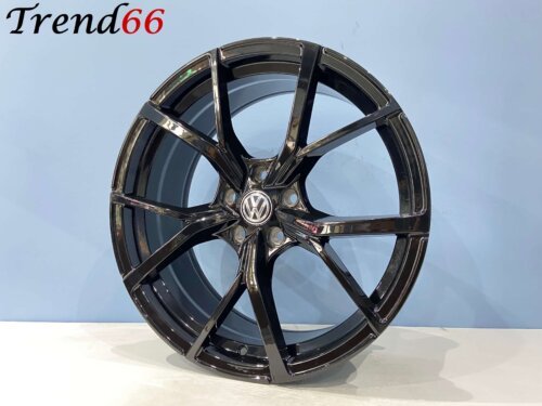 IMG_2402 17 Inch Velgen 5x100- Estoril Look Hoogglans Zwart Gepolijste kleur
